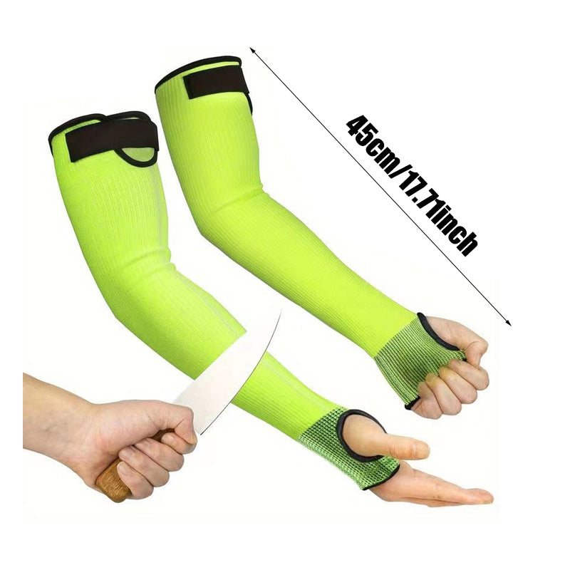Forearm Guards Cut-Resistant Adjustable Thumb Hole & Velcro