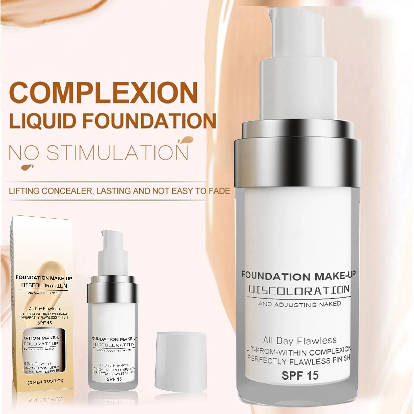 Foundation Color-Adaptive Full Coverage SPF 15
