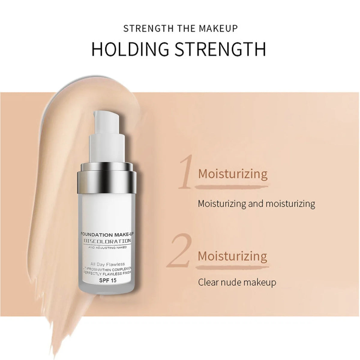 Foundation Color-Adaptive Full Coverage SPF 15