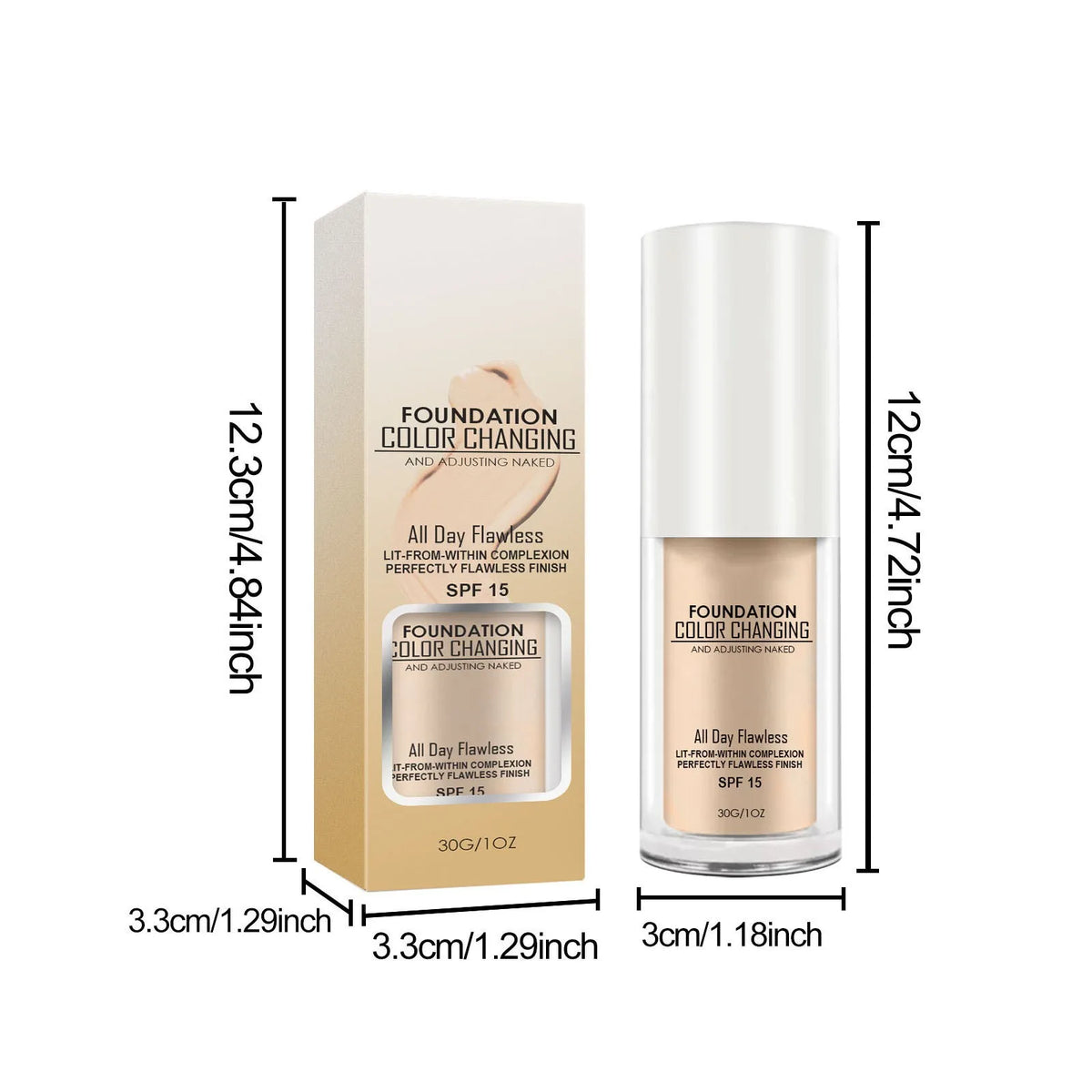 Foundation Color-Adaptive Full Coverage SPF 15