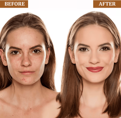 Foundation Stick Intelligent Shade-Adapting Collagen & Niacinamide Dual-Ended Brush