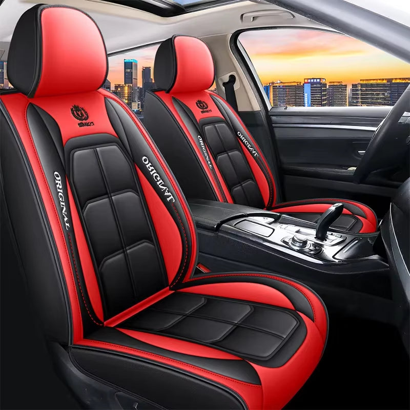 Front Seat Cover Faux Leather Padded Universal Fit