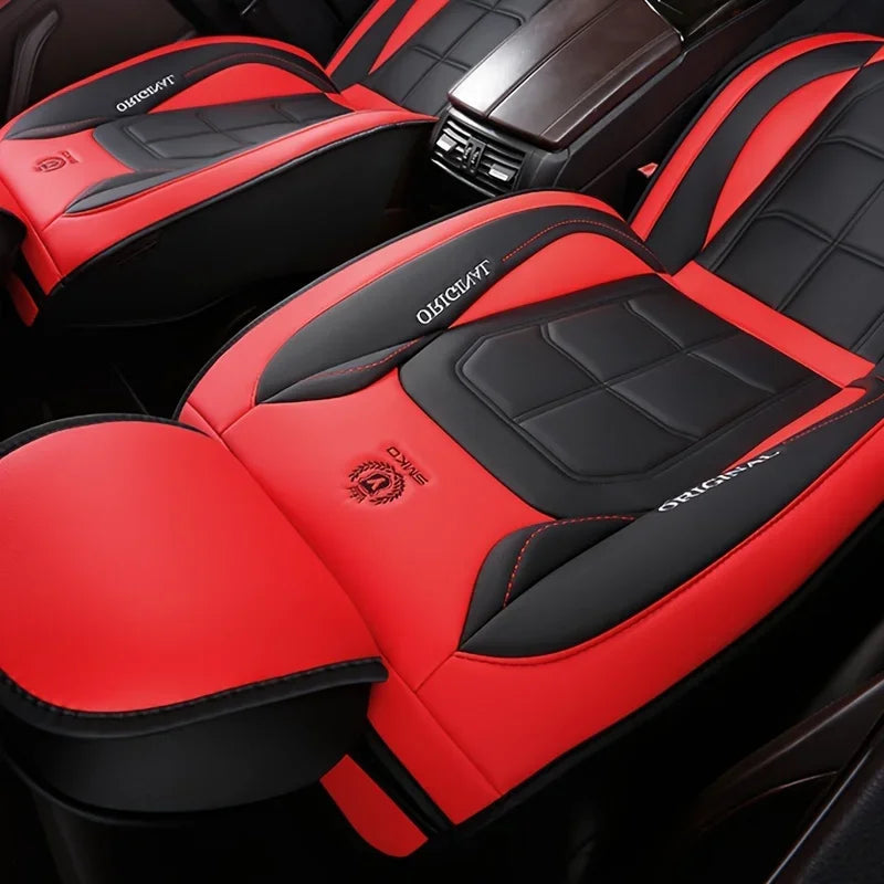 Front Seat Cover Faux Leather Padded Universal Fit
