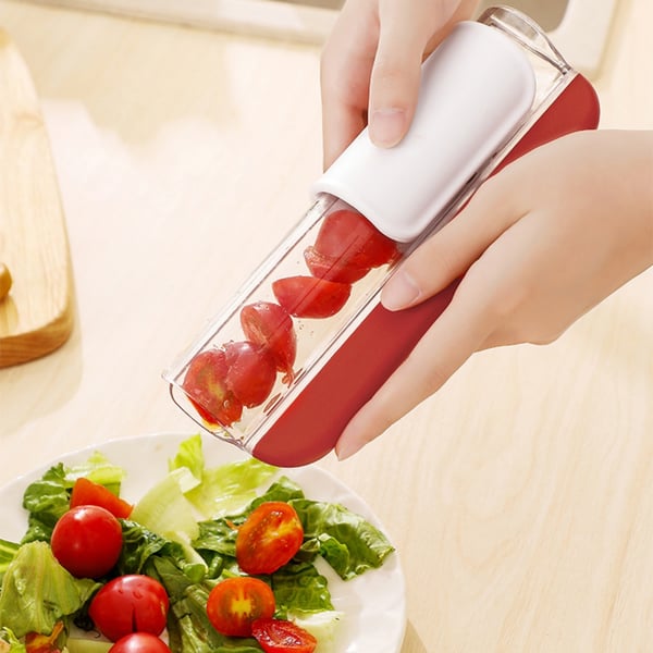 Fruit & Vegetable Slicer Hidden Blade Stainless Steel Handheld