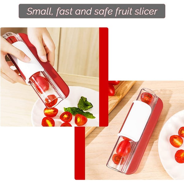 Fruit & Vegetable Slicer Hidden Blade Stainless Steel Handheld