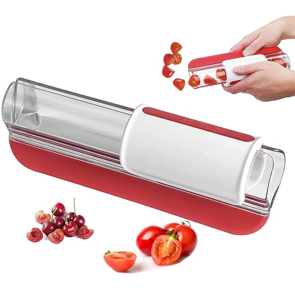 Fruit & Vegetable Slicer Hidden Blade Stainless Steel Handheld