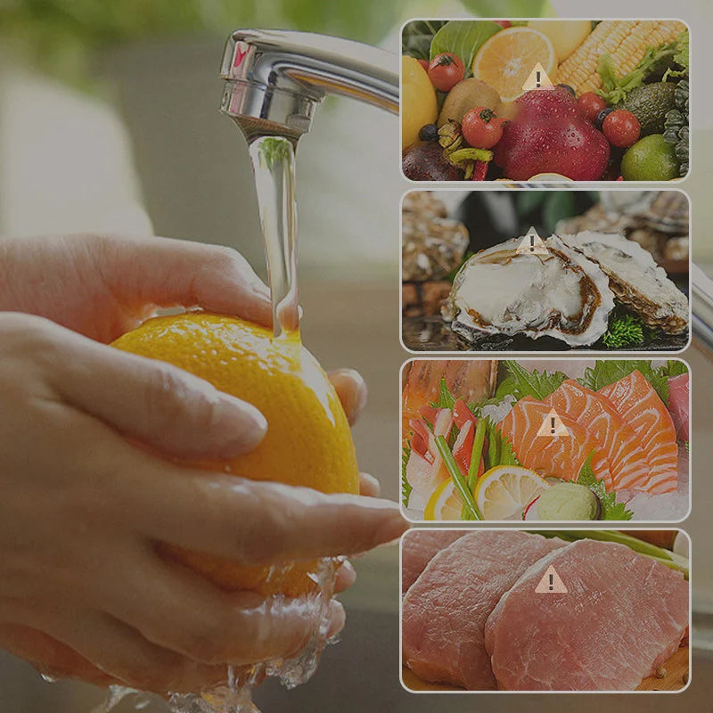 Fruit & Vegetable Washer Vortex Cleaning Waterproof USB-Powered