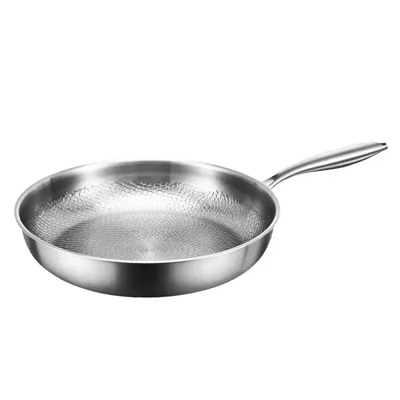 Frying Pan Titanium-Coated Nonstick Hand-Hammered