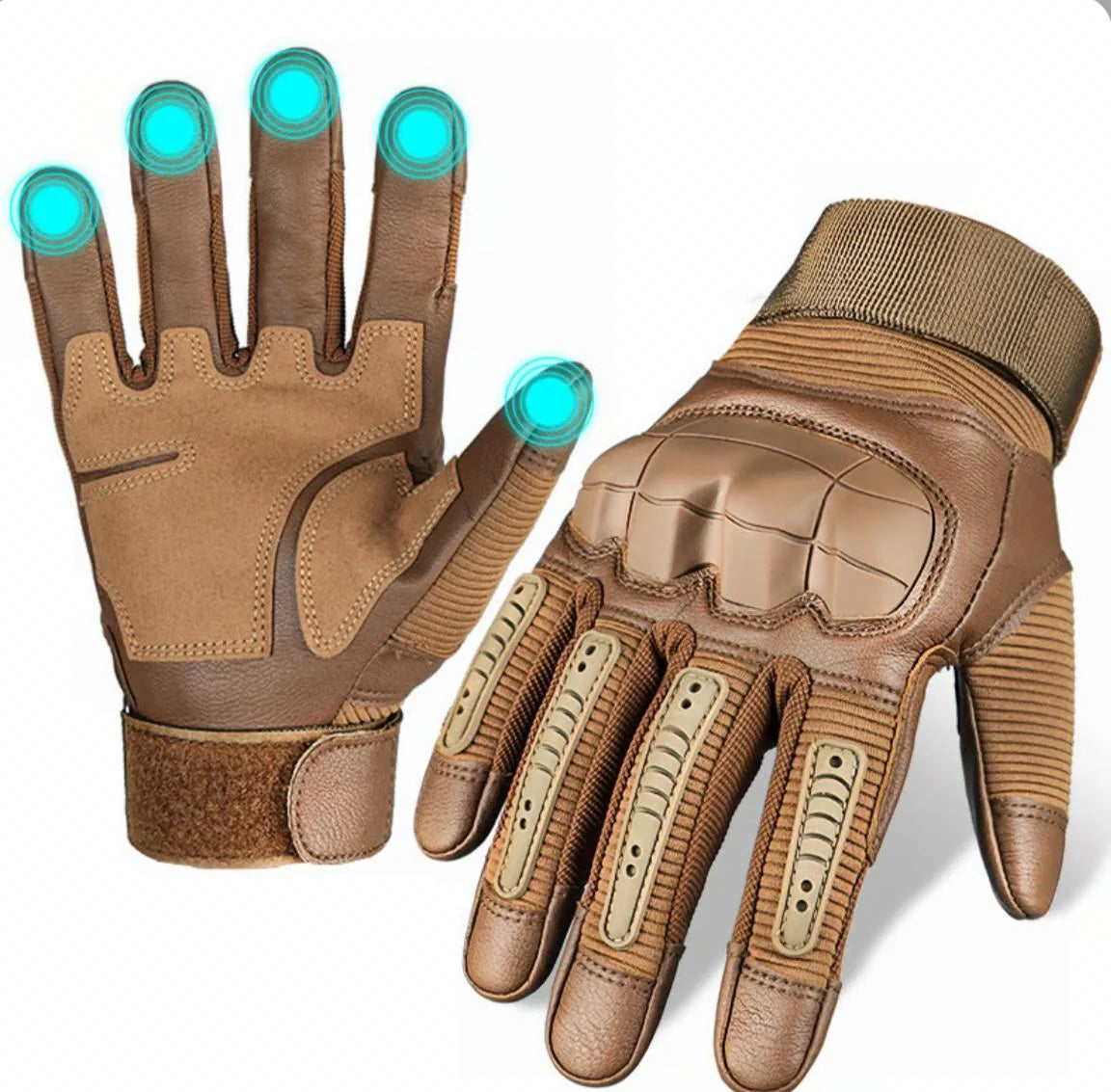 Full-Finger Gloves Cut-Resistant Kevlar TPR Knuckle Guard