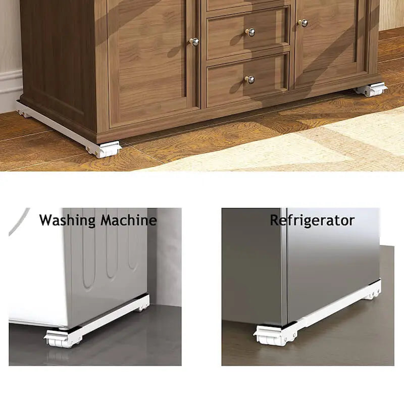 Furniture Dolly Adjustable Length Non-Slip Brake 728 lb Capacity