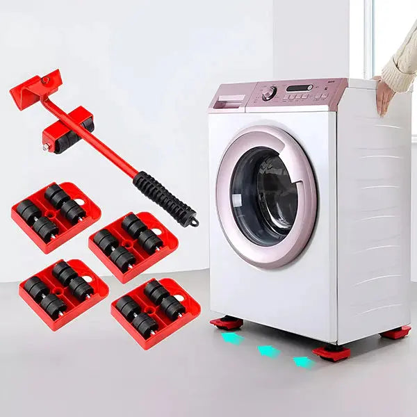 Furniture Lifter Set Ergonomic Lever Scratch-Free Gliders 661 lb