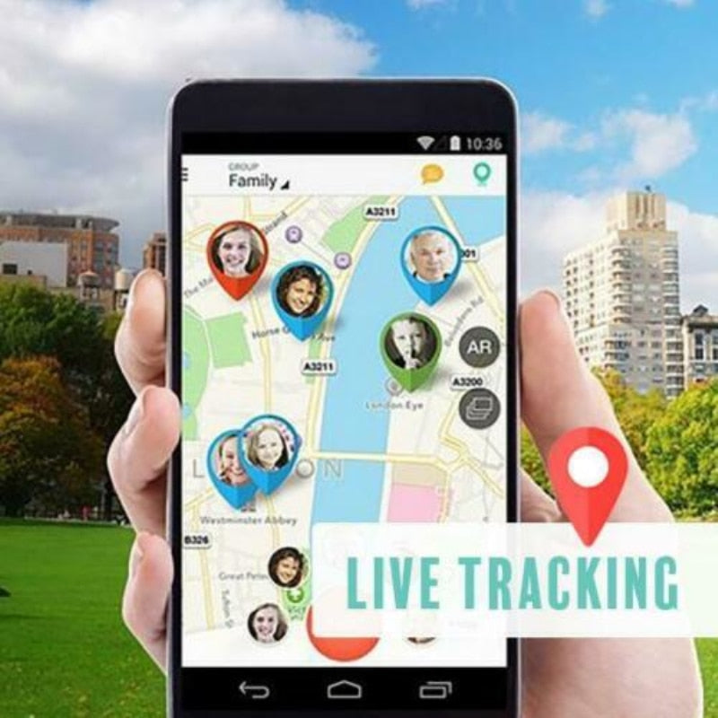 GPS Tracker Real-Time Tracking SOS Button Geofence Alerts
