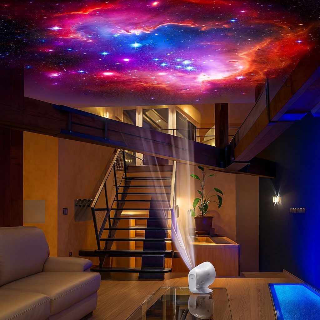 Galaxy Projector 13 HD Scenes Adjustable Focus USB Powered