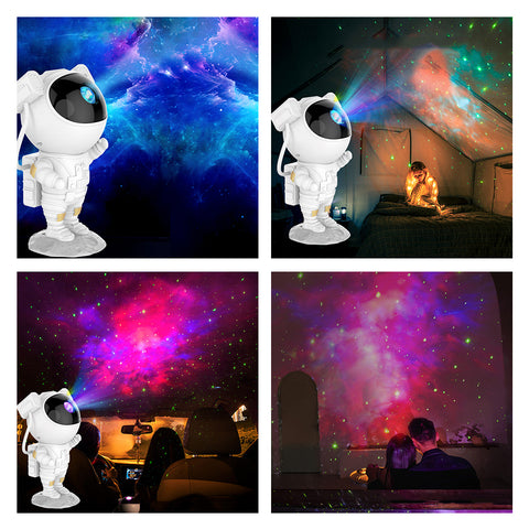 Galaxy Projector Astronaut Design 360° Rotation