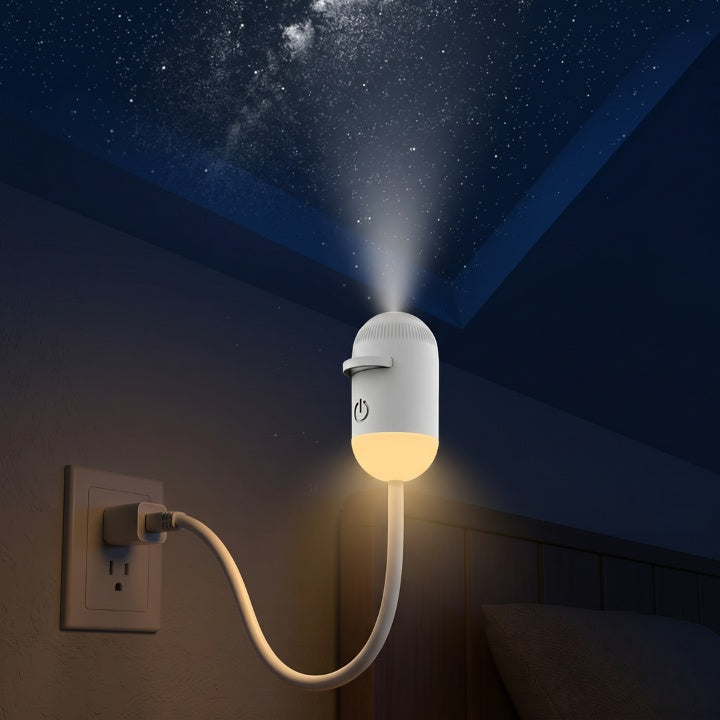Galaxy Projector Dual-Function USB-Powered Flexible Gooseneck