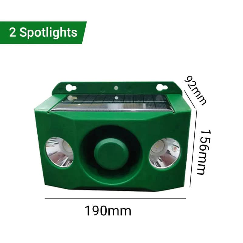 Garden Animal Deterrent Solar-Powered Flashing LED 33 Foot Range