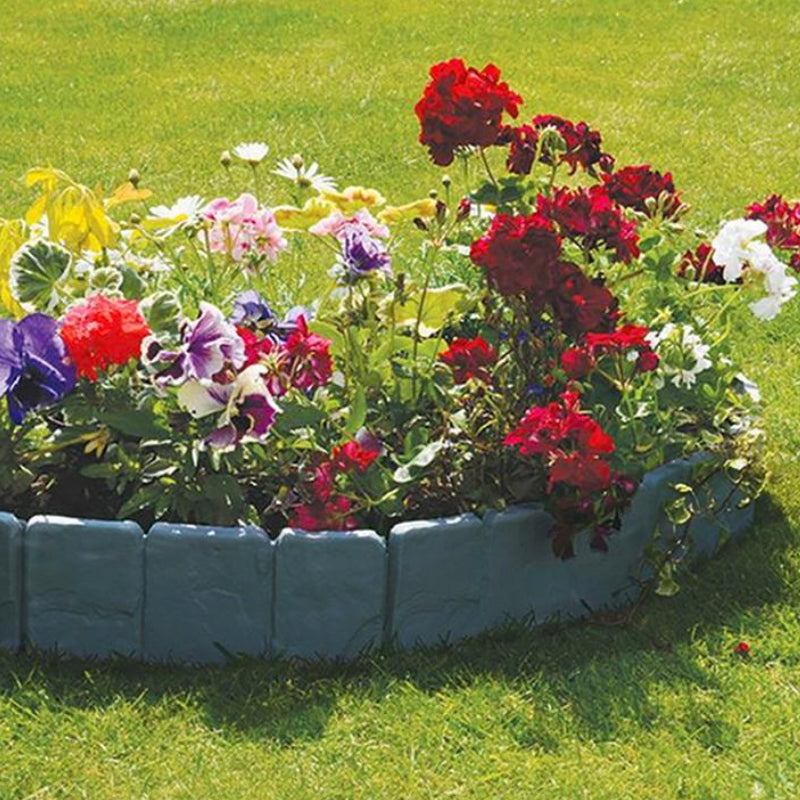 Garden Edging Realistic Stone Effect Lightweight & Expandable