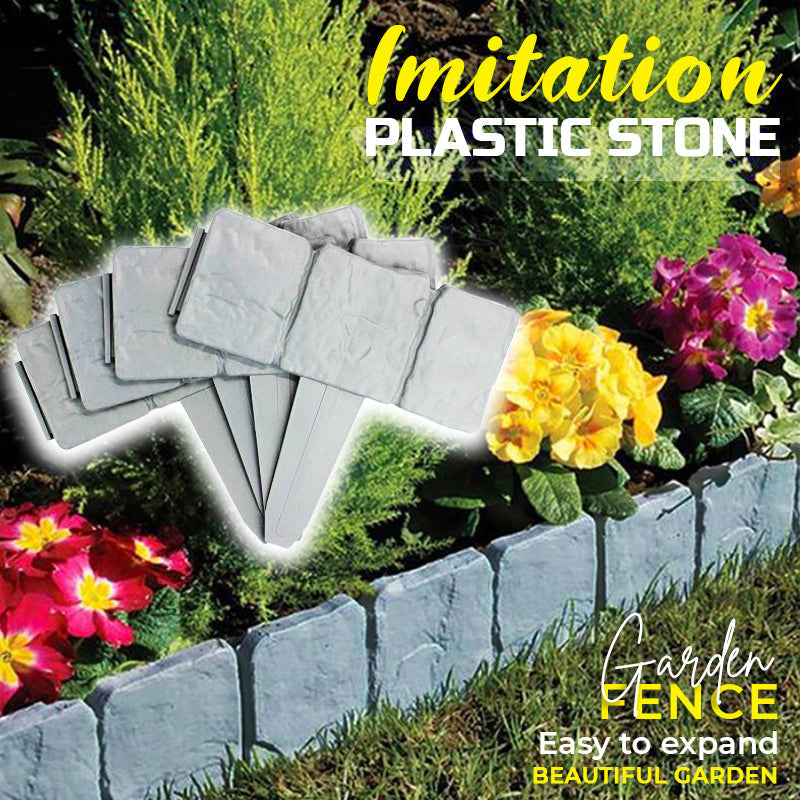 Garden Edging Realistic Stone Effect Lightweight & Expandable