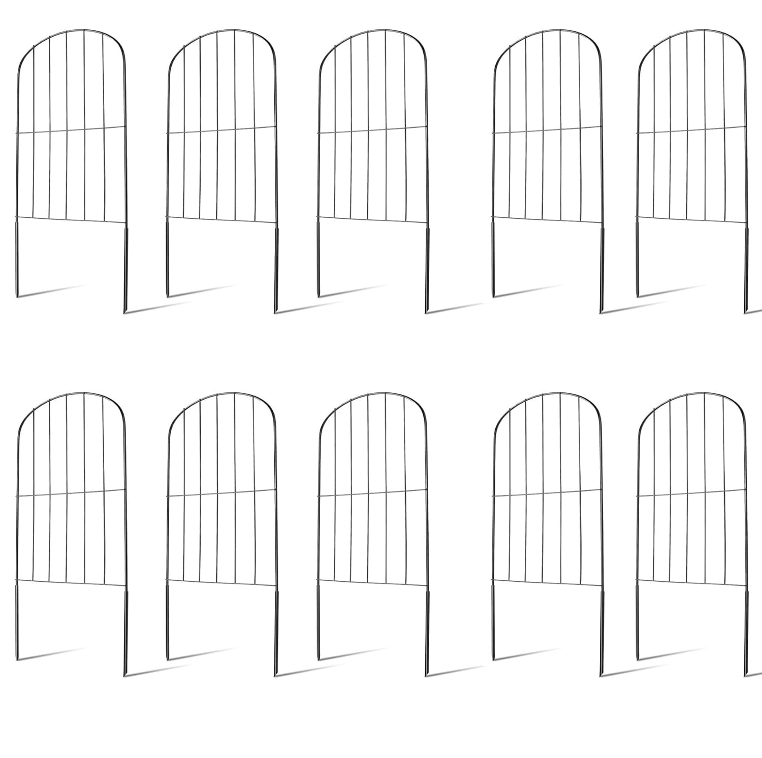 Garden Fence Flexible Panels Powder-Coated Stainless Steel
