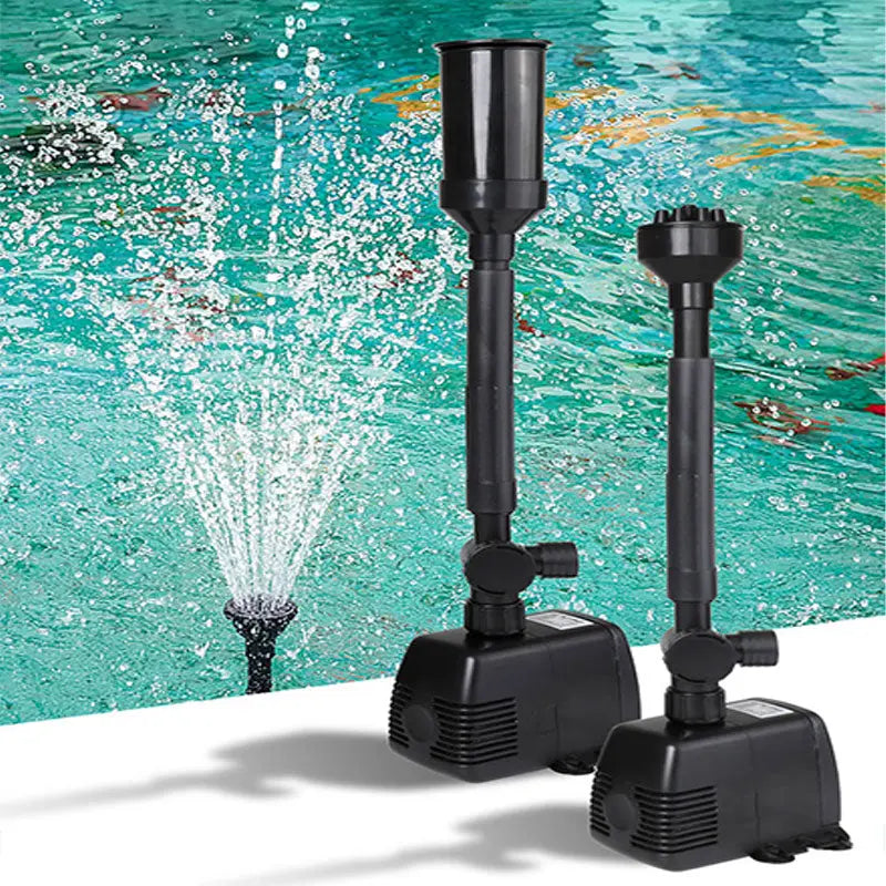 Garden Fountain Pump Adjustable Nozzle & Built-In Filter