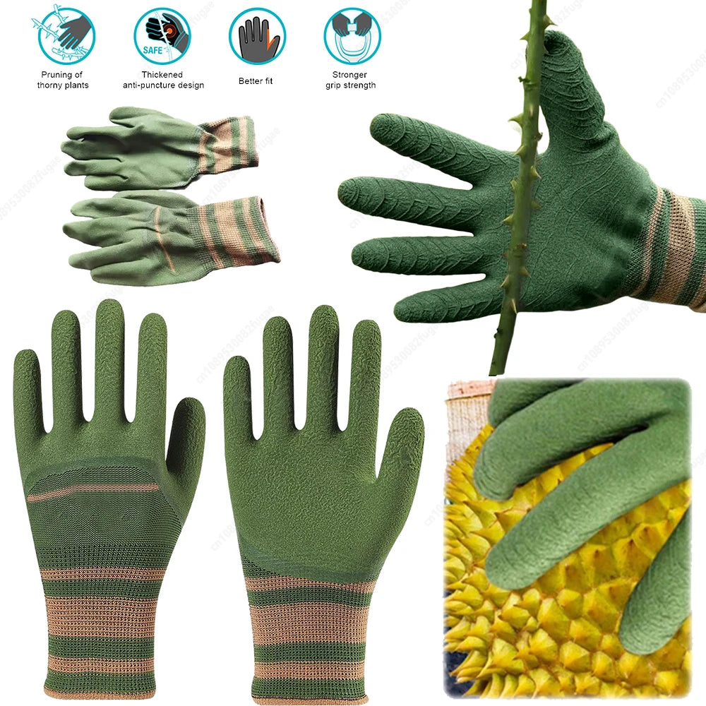 Garden Gloves Thorn-Resistant Waterproof Non-Slip Palm