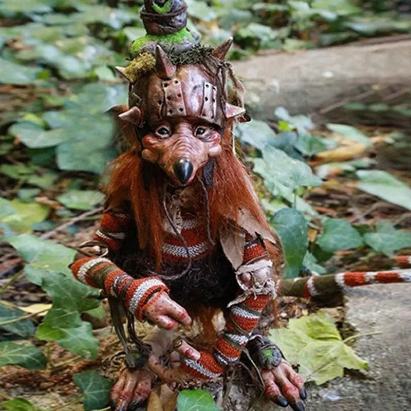 Garden Gnome Statue Hand-Painted Weather-Resistant Resin