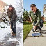 Garden Hoe & Scraper Manganese Steel Blade Wooden Handle