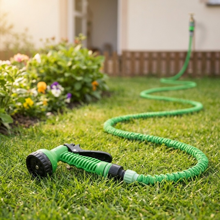 Garden Hose 3x Expandable Kink-Resistant 7-Function Nozzle