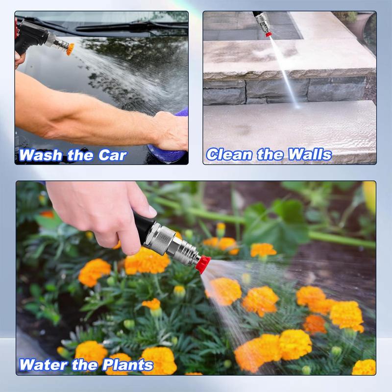 Garden Hose Adapter Stainless Steel Quick-Connect 3/4-Inch