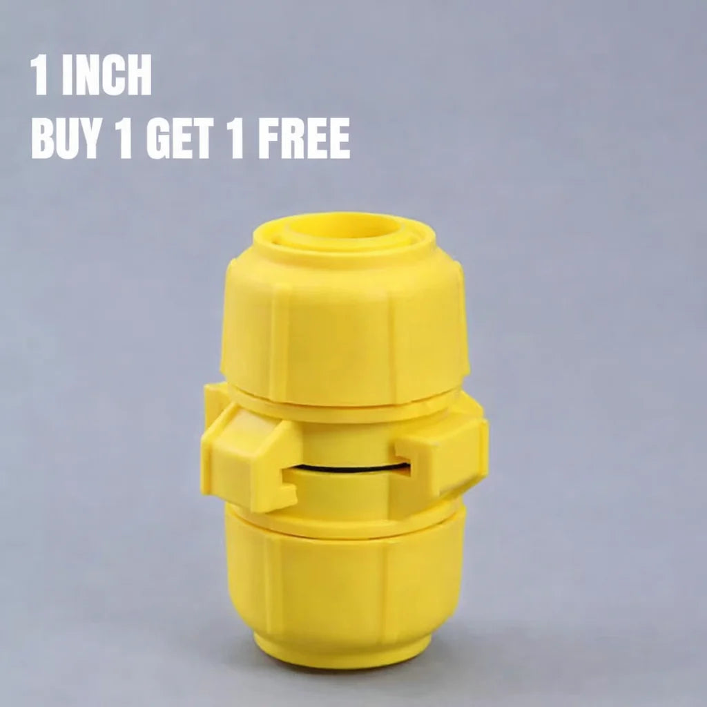 Garden Hose Connector Leak-Proof Click-Lock Universal Fit