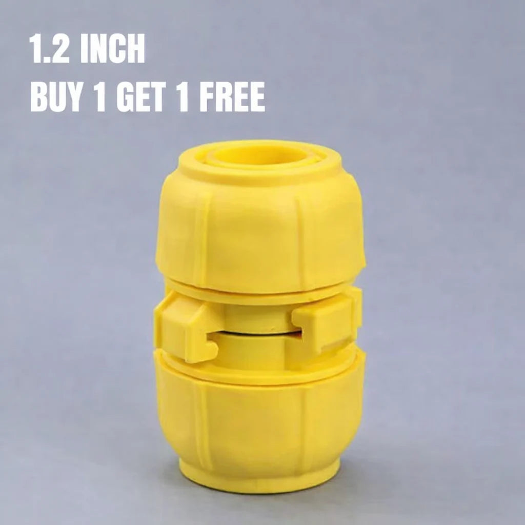 Garden Hose Connector Leak-Proof Click-Lock Universal Fit