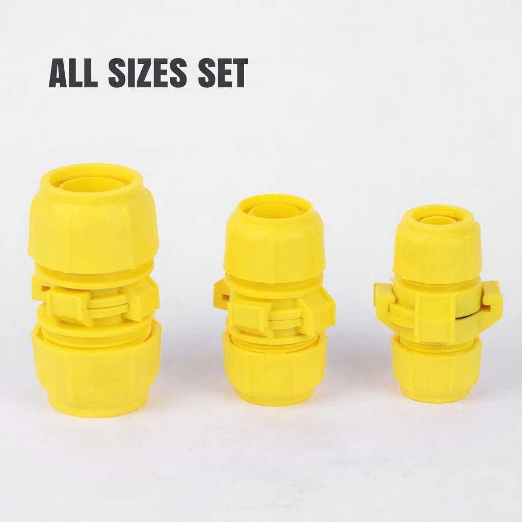 Garden Hose Connector Leak-Proof Click-Lock Universal Fit