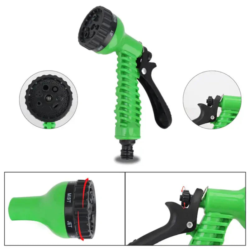 Garden Hose Expandable 3x Lightweight 7-Function Spray Gun