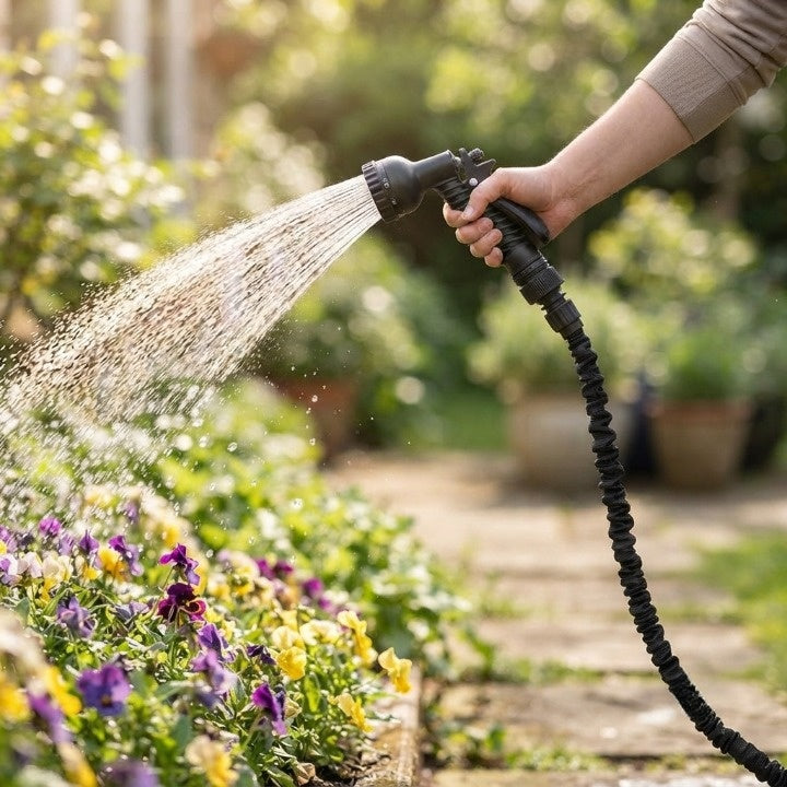 Garden Hose Expandable 7-Spray Anti-Kink
