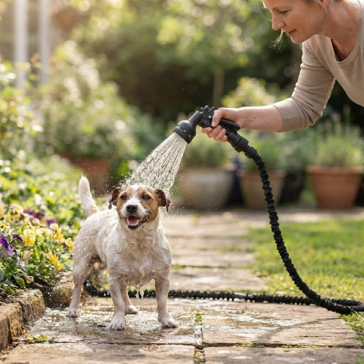 Garden Hose Expandable 7-Spray Anti-Kink