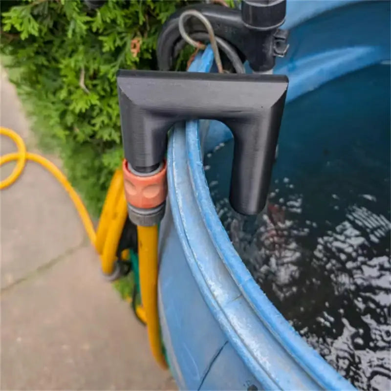 Garden Hose Holder Hands-Free Clamp Non-Slip Universal Fit