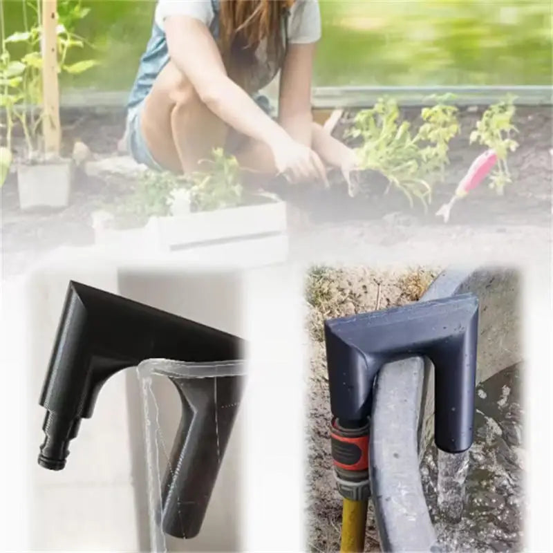 Garden Hose Holder Hands-Free Clamp Non-Slip Universal Fit