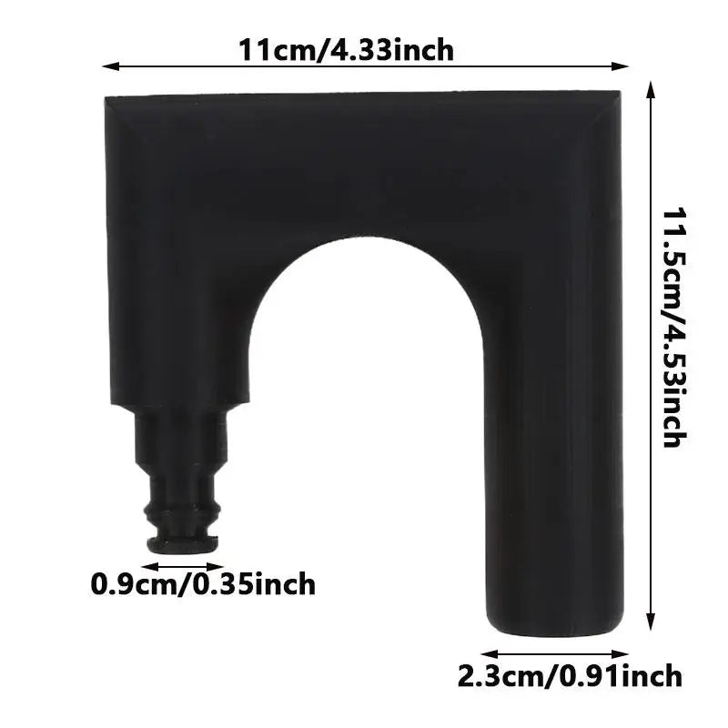 Garden Hose Holder Hands-Free Clamp Non-Slip Universal Fit