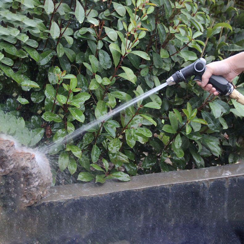 Garden Hose Nozzle High-Pressure & Adjustable Spray Quick-Connect
