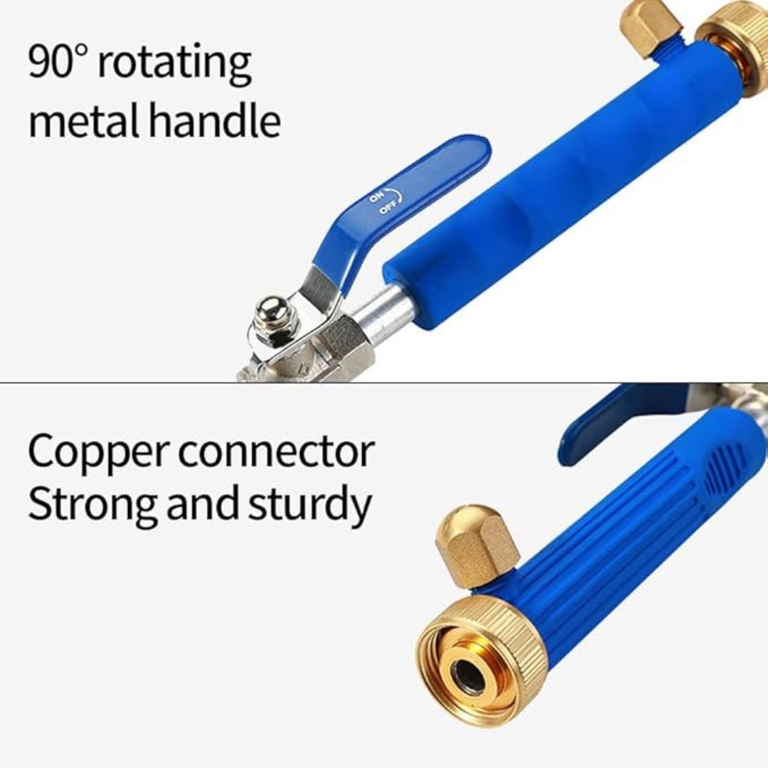Garden Hose Nozzle High-Pressure Dual Spray & Rotating Handle
