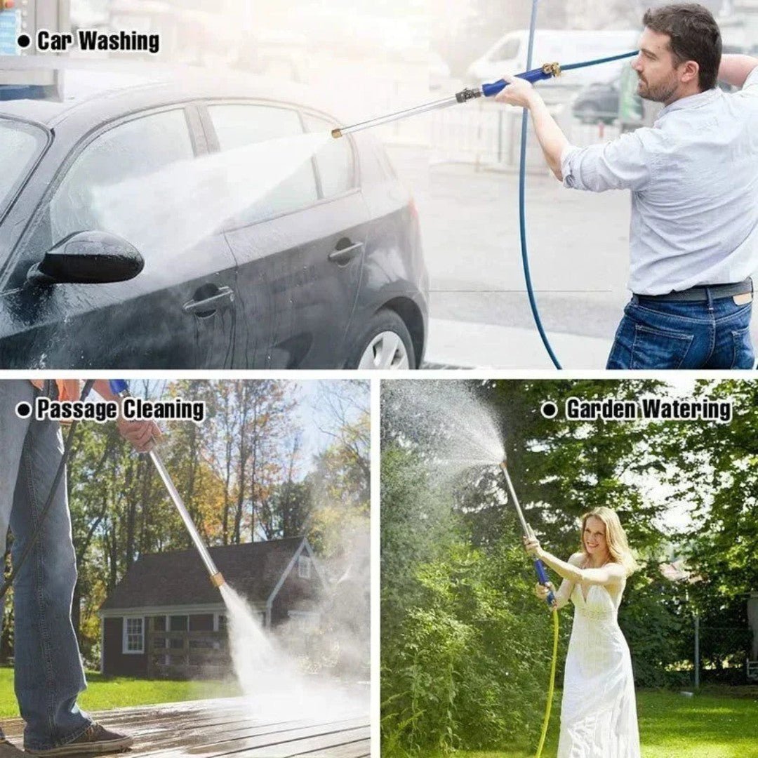 Garden Hose Spray Gun High-Pressure 90° Rotating Handle
