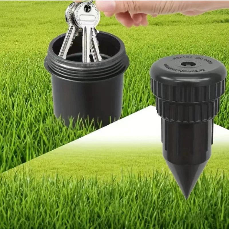 Garden Key Safe Sprinkler Camouflage Weather-Resistant