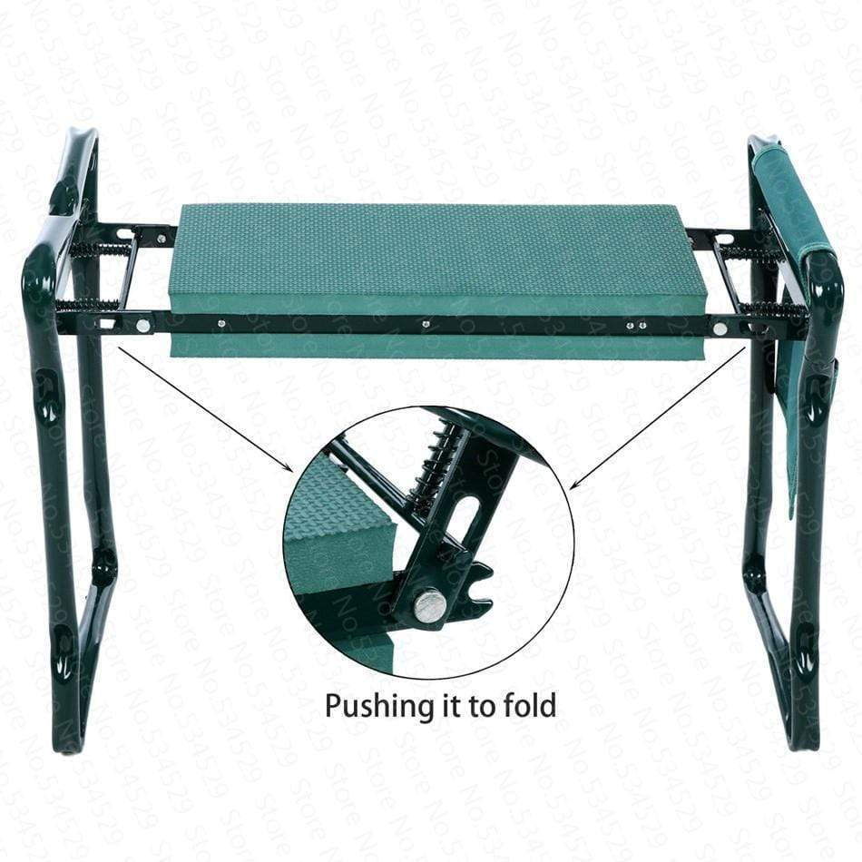 Garden Kneeler & Seat Foldable Waterproof Cushion Tool Pouch