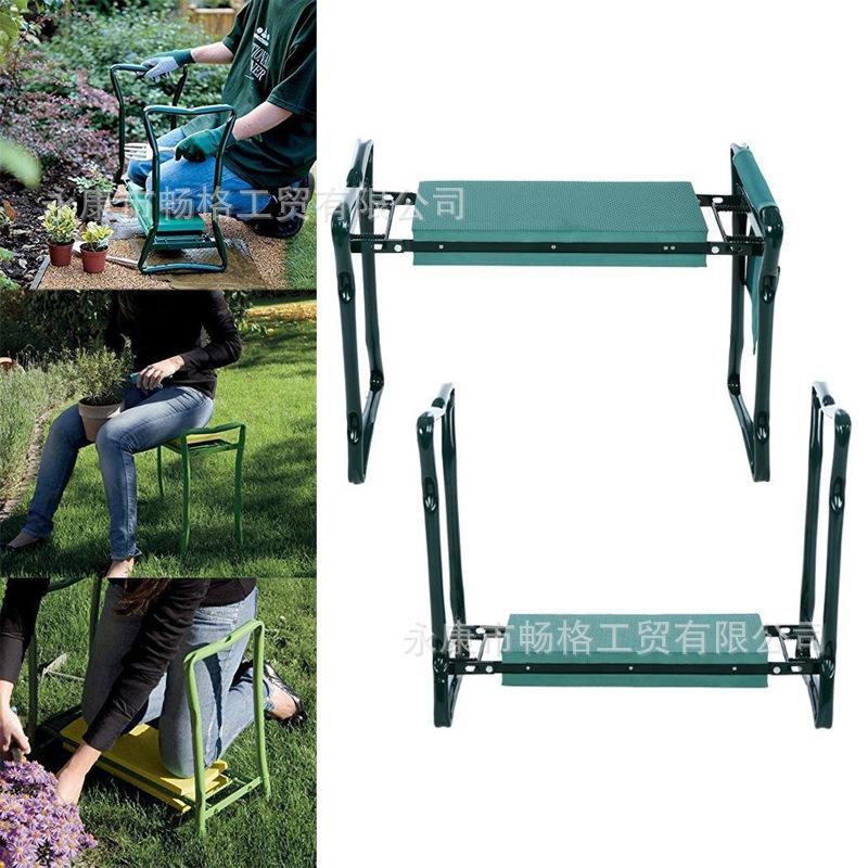 Garden Kneeler & Seat Foldable Waterproof Cushion Tool Pouch