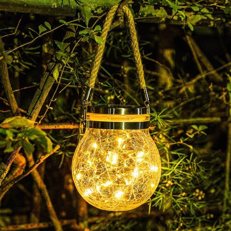 Garden Lantern Solar LED Dusk Sensor IP65 Waterproof