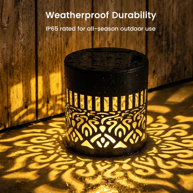 Garden Light Solar Mandala Automatic Dusk-To-Dawn Weatherproof