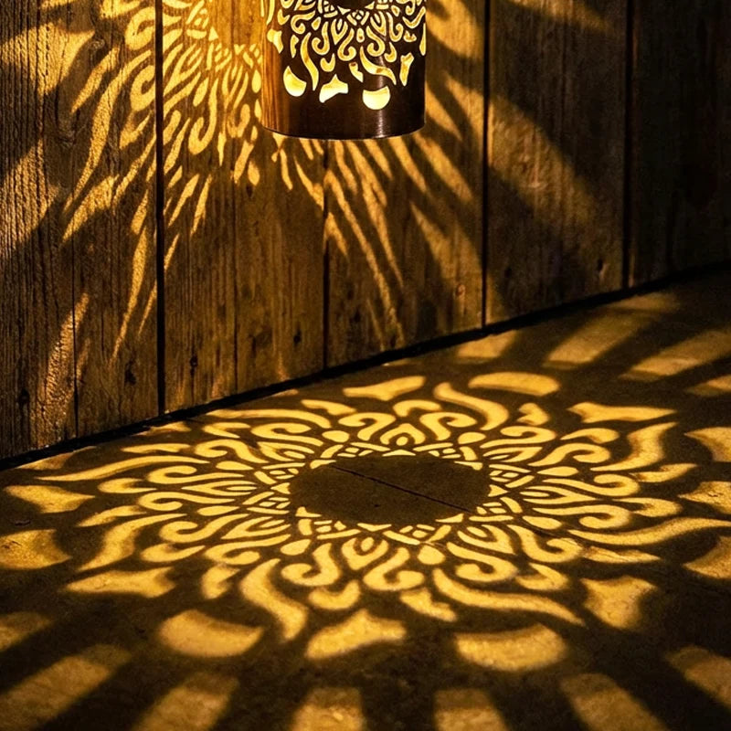 Garden Light Solar Mandala Automatic Dusk-To-Dawn Weatherproof