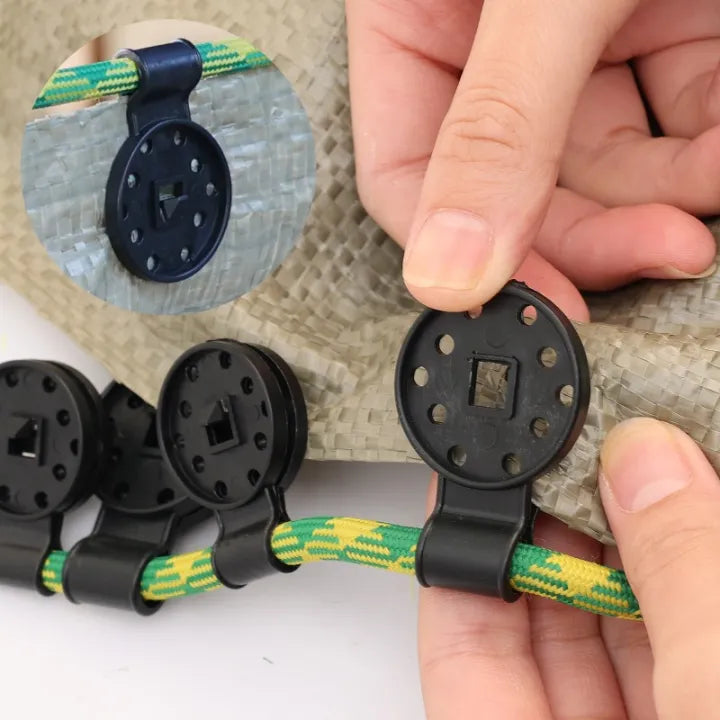 Garden Net Clips Tool-Free & UV-Resistant Pack of 50