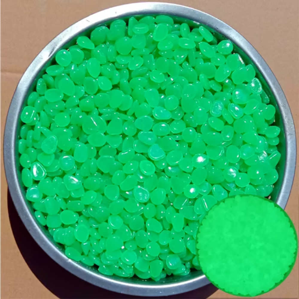 Garden Pebbles Glowing Up To 10 Hours Non-Toxic Resin
