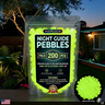 Garden Pebbles Glowing Up To 10 Hours Non-Toxic Resin